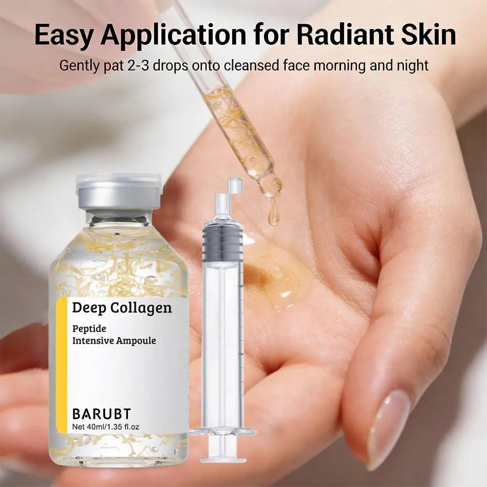 Deep Collagen Peptide Intensive Ampoule Serum – Firming & Hydrating Anti-Aging Essence (40ml)