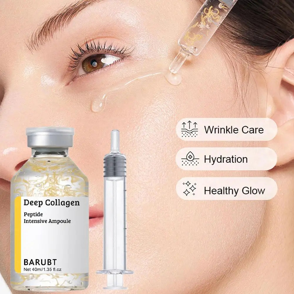 Deep Collagen Peptide Intensive Ampoule Serum – Firming & Hydrating Anti-Aging Essence (40ml)
