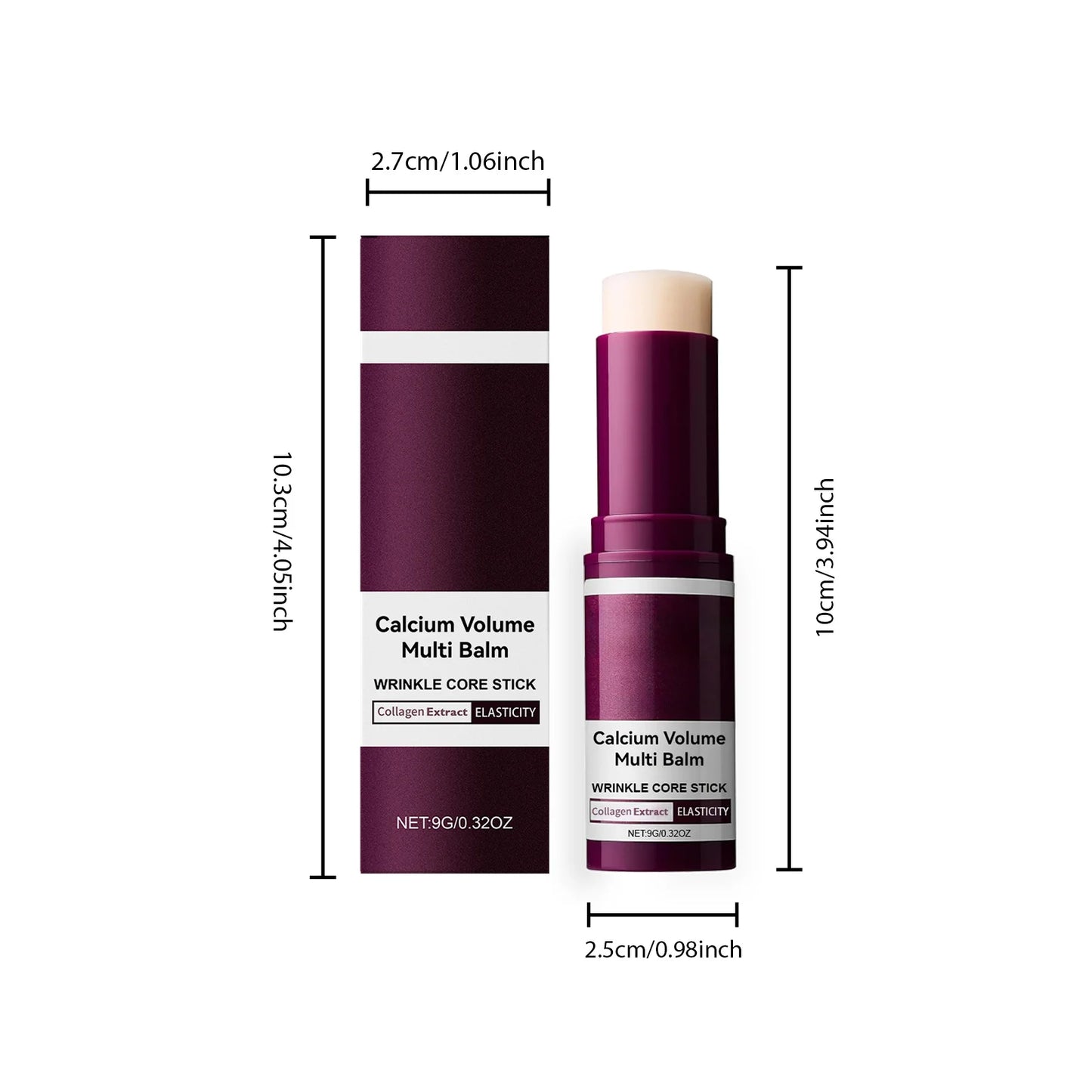 Hoygi Calcium Anti-Aging Skincare Set – Serum, Eye Patches & Multi Balm