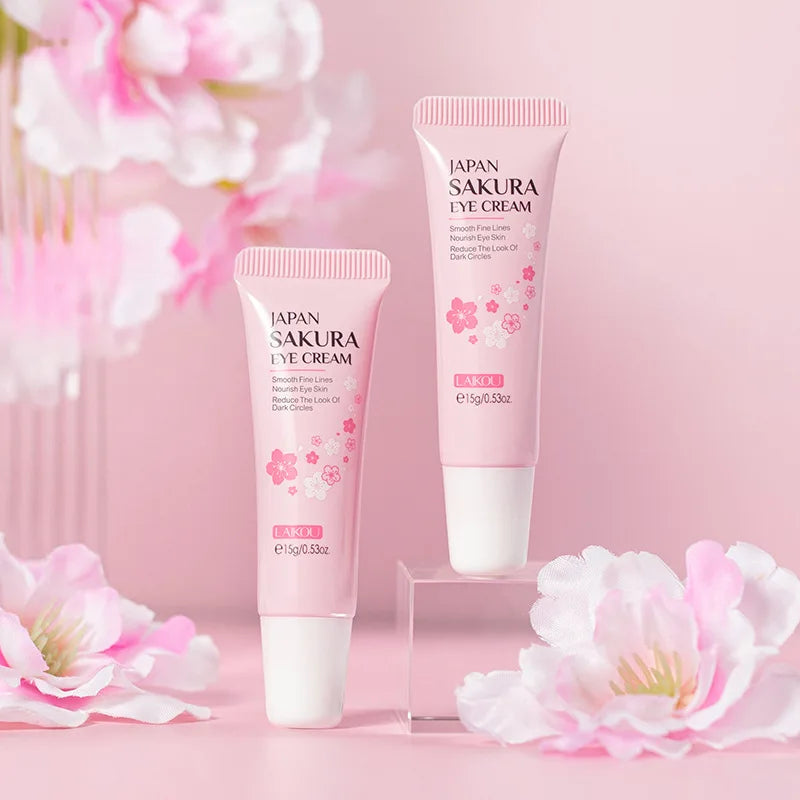Sakura Hydrating Skincare Set – Cleanser, Eye Cream, Facial Oil, Lip Mask & Peel-Off Mask