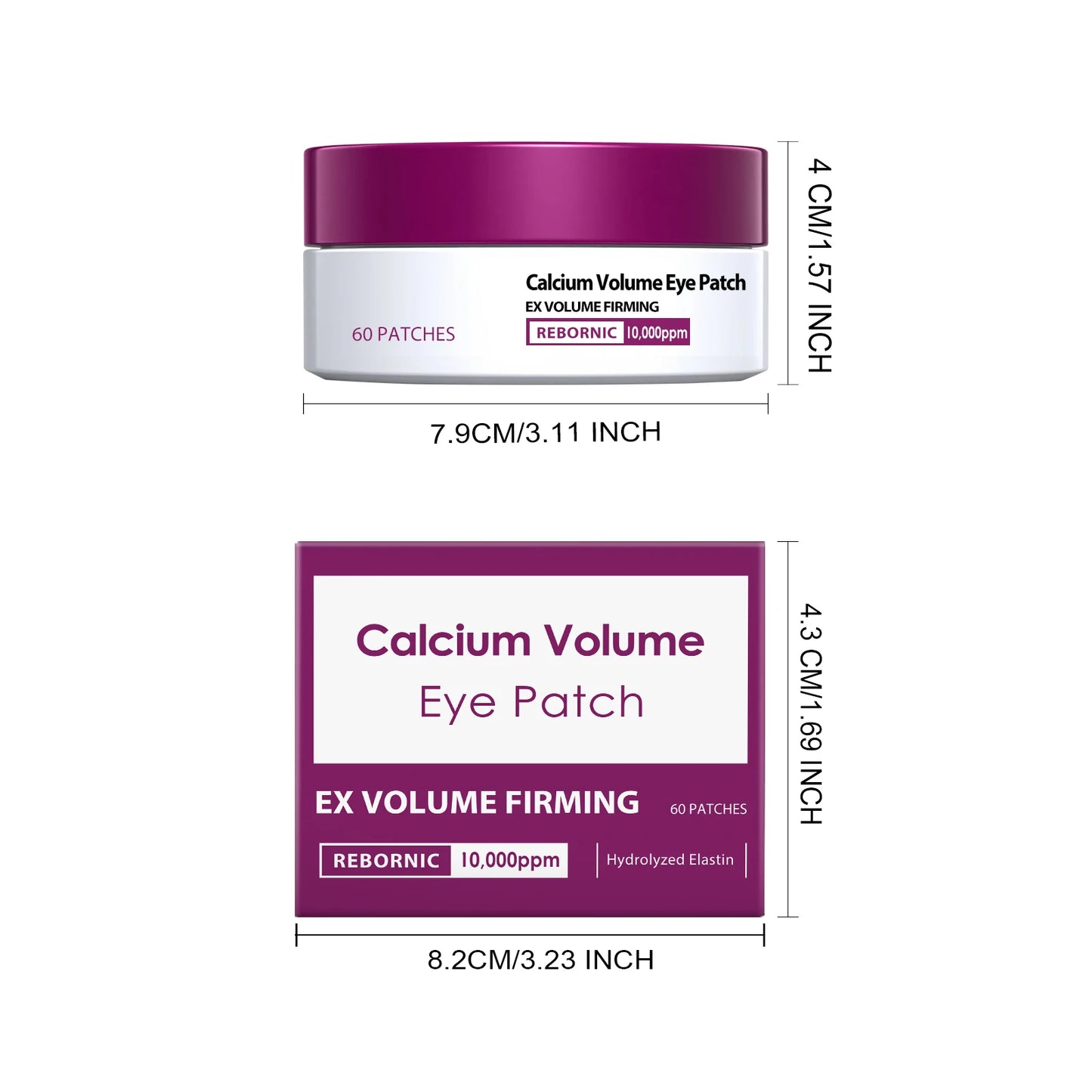 Hoygi Calcium Anti-Aging Skincare Set – Serum, Eye Patches & Multi Balm