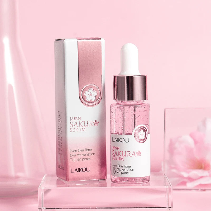 Sakura Hydrating Skincare Set – Cleanser, Eye Cream, Facial Oil, Lip Mask & Peel-Off Mask